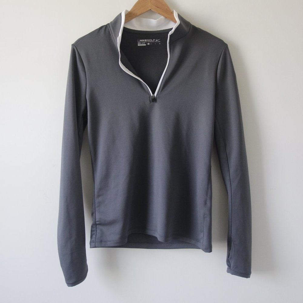 Nike Golf Dri-Fit Half-Zip Top - Gray